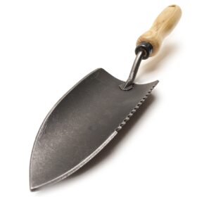 1411 - Gyökérfűrészes ültetőkanál - 14 cm kőris nyéllel