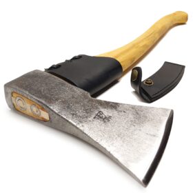 Erdei fejsze - 1000 gramm - 60 cm kőris nyél - bőrvédő - No. 0361