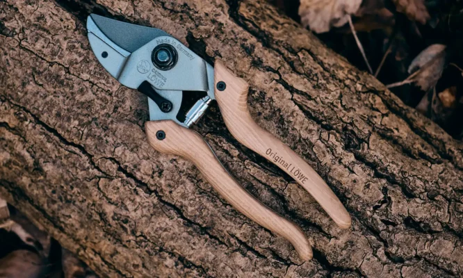 Löwe Natural metszőolló fa nyéllel